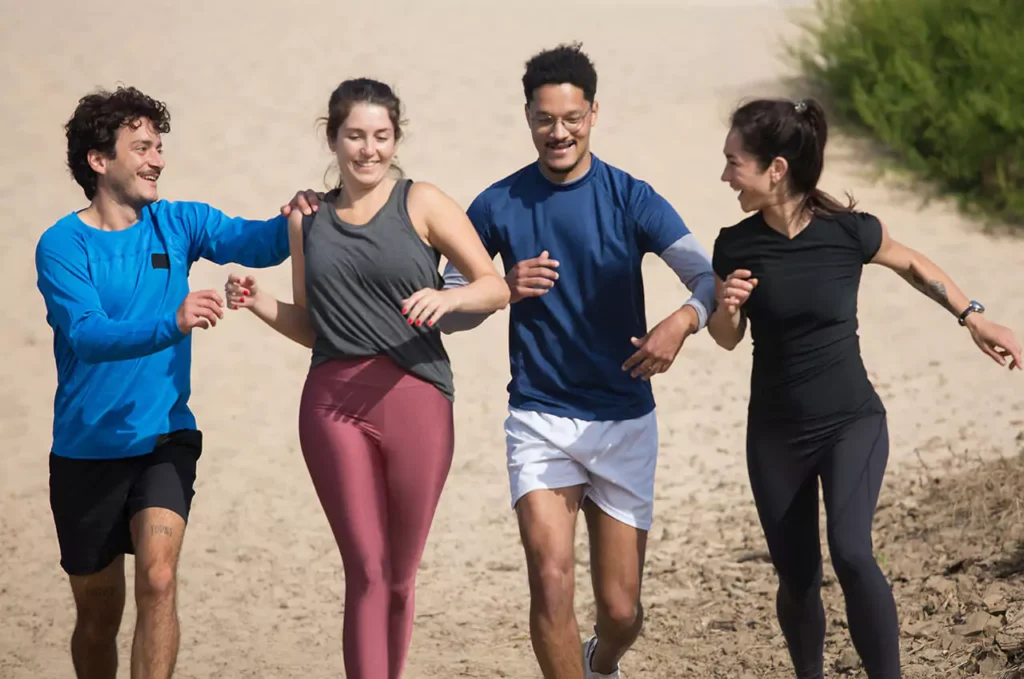 Running can help Social Interaction